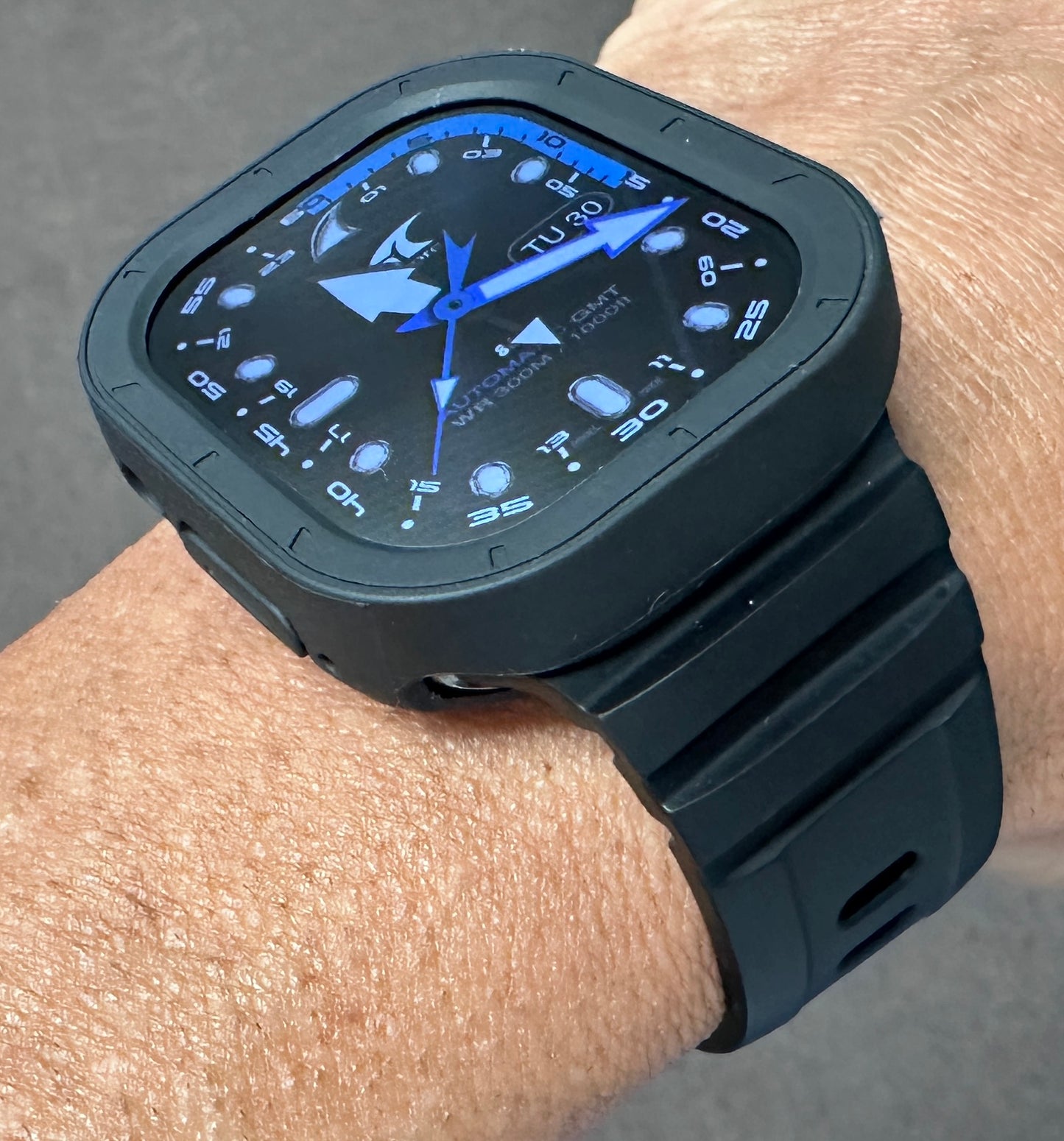Oceanmaster Dive Mod Kit for Apple Watch Ultra | Premium Band + 2 TPU Cases