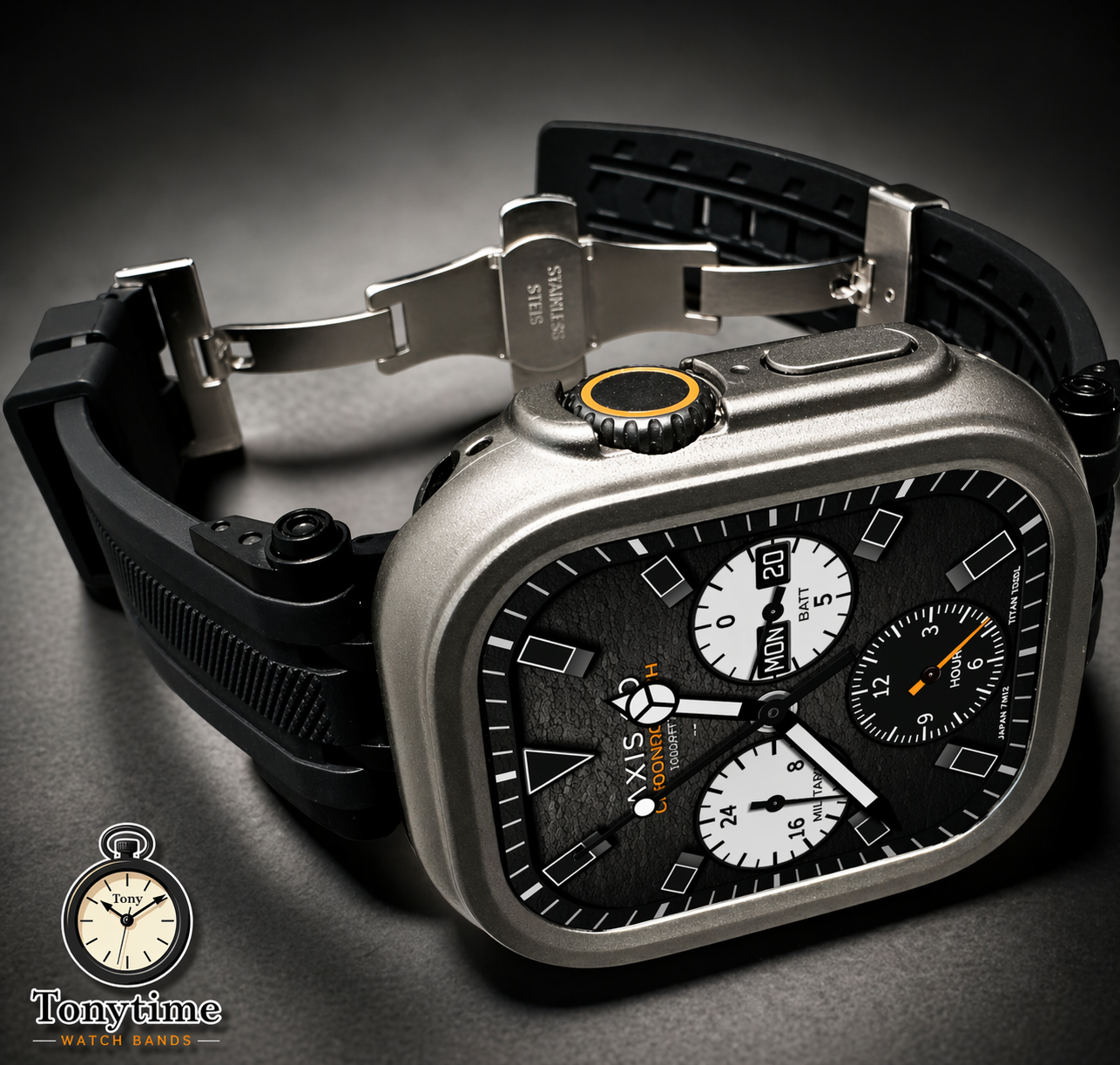 Titanium Sentinel Shadow Ultra Elite Modification Kit Apple Watch