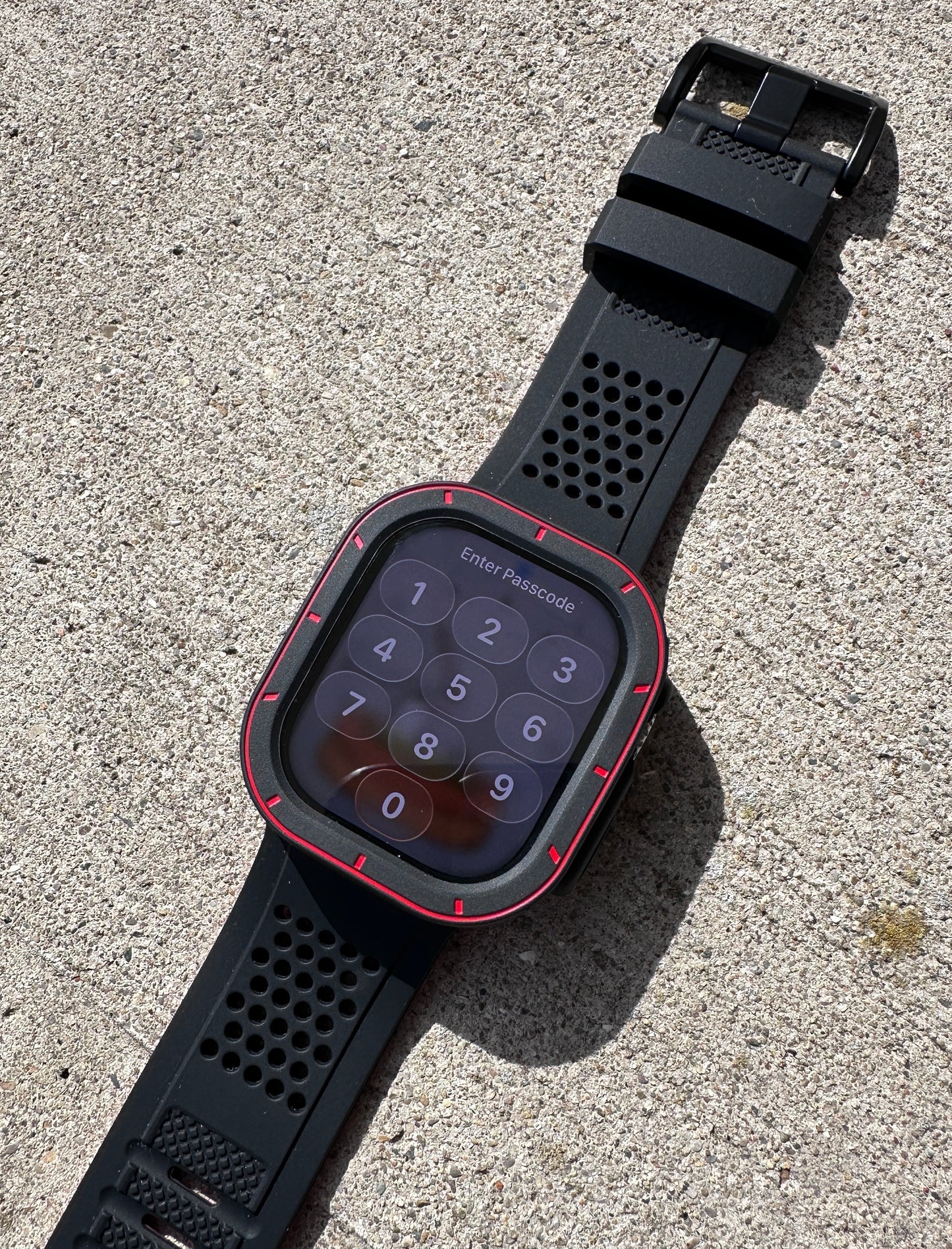 Phantom Active Redline Modification Kit-Apple Watch Ultra 49mm TPU Case + Sport Band
