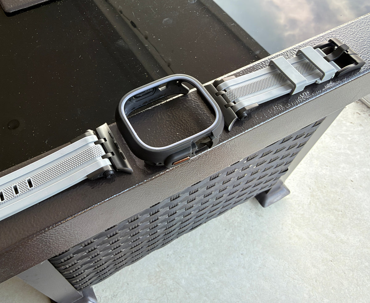 Granite Vector Sport Mod Kit for Apple Watch Ultra 49mm Black Gray Case & Band