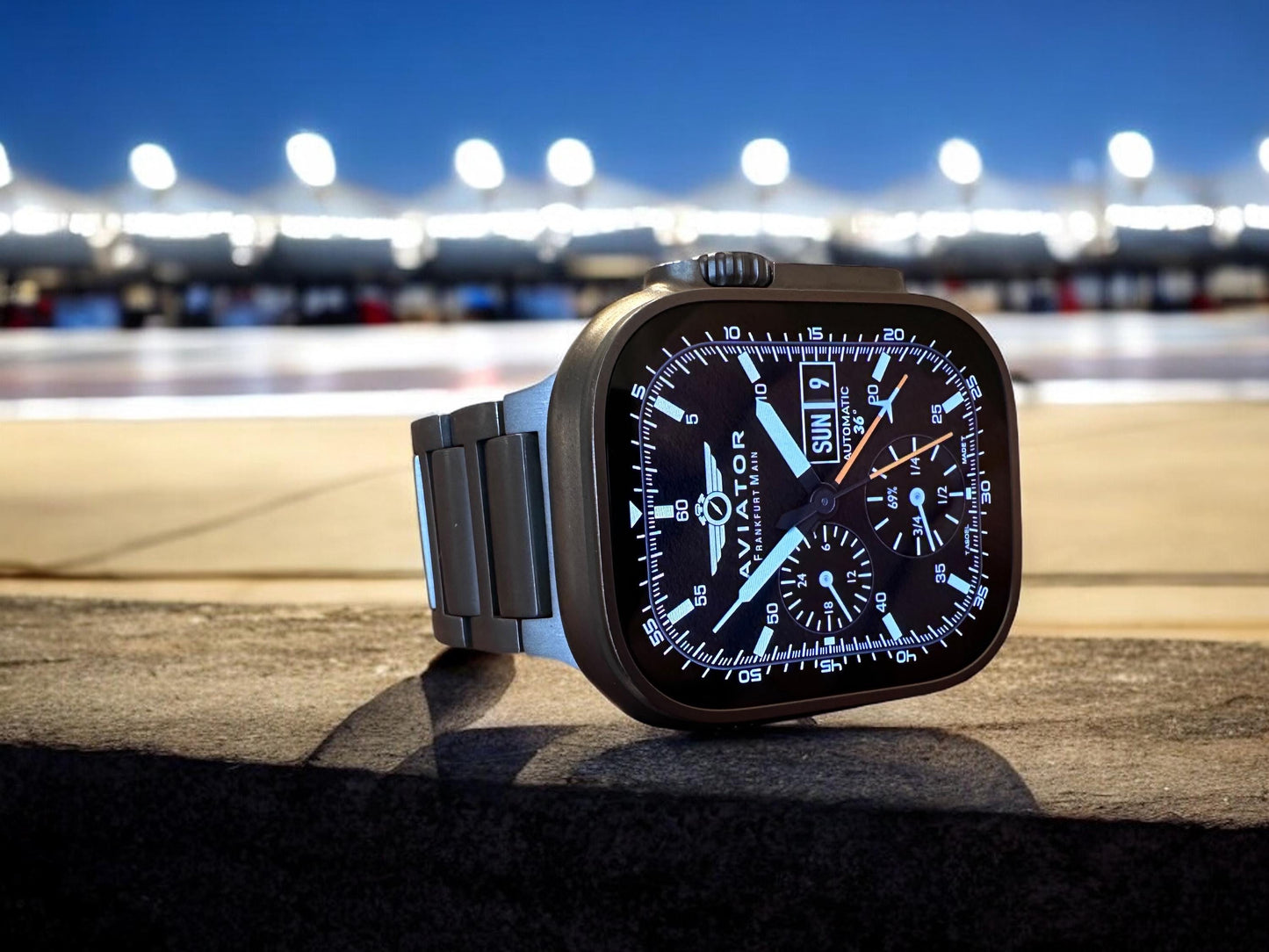 AviatorCo Frankfurt Apple Watch Face for Clockology