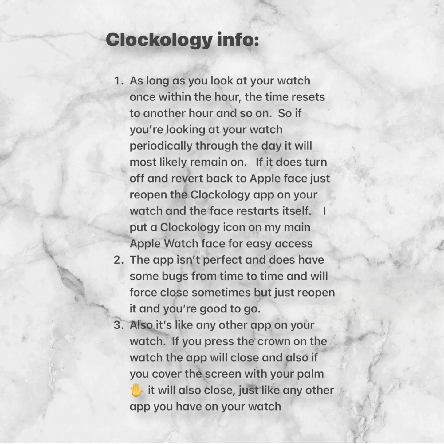 Analog Apple Watch Face for Clockology App (Digital Download)