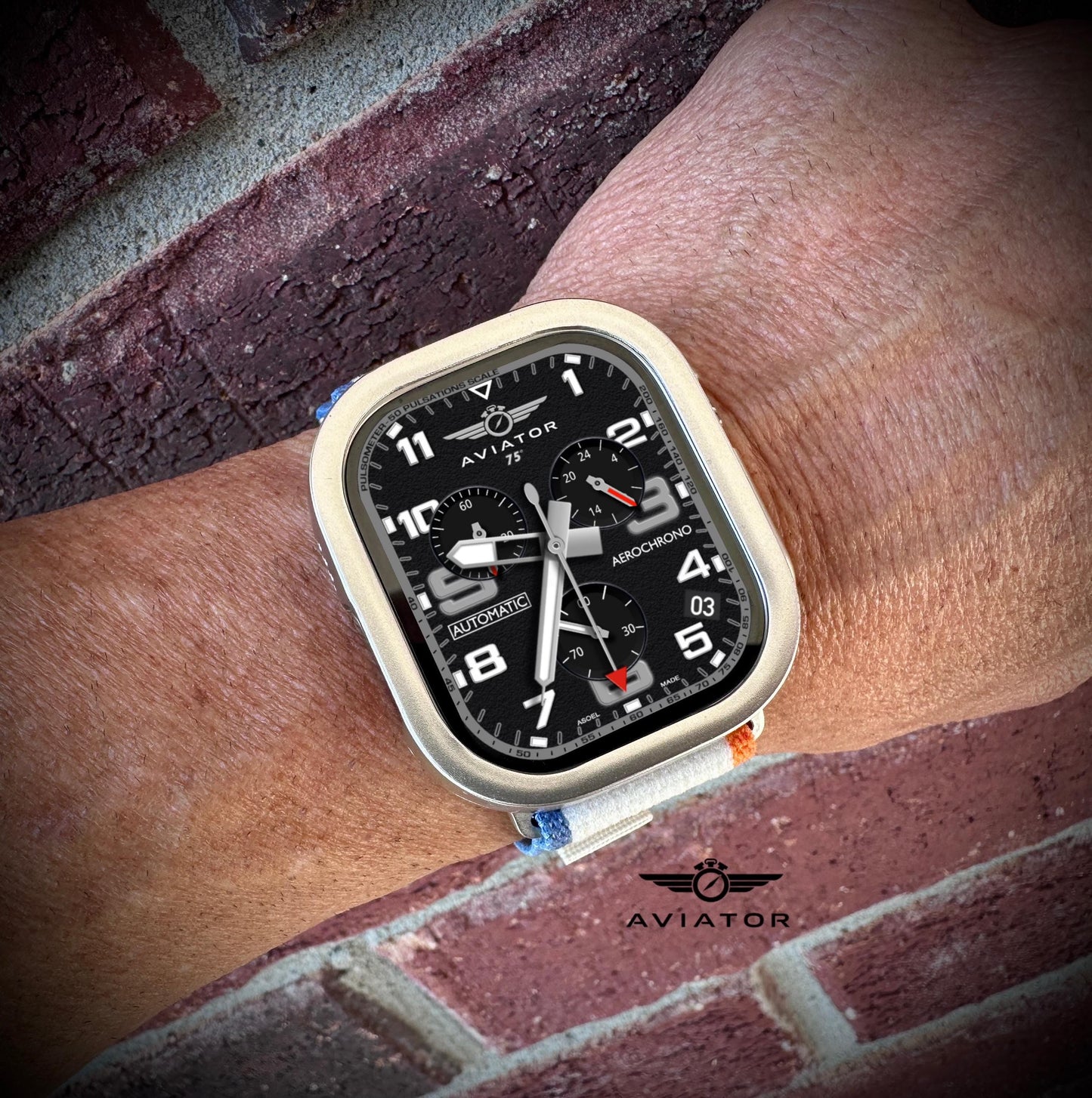 American Flag Apple Watch Band: Patriotic Sport Style, Velcro Closure