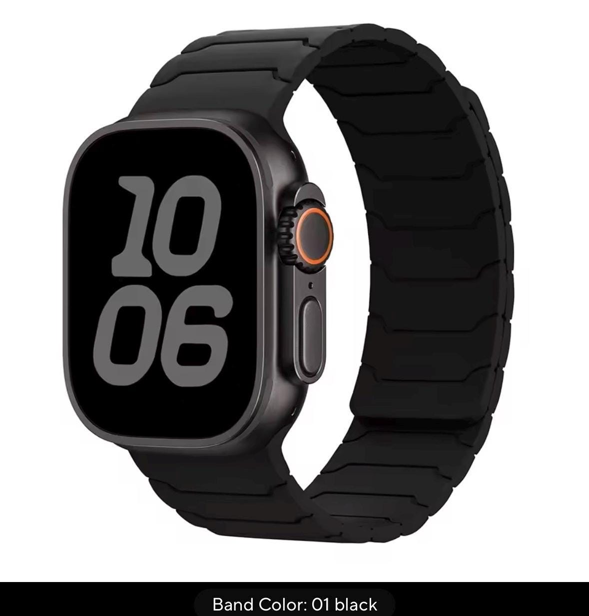 Silicone Magnetic Sport Band for Apple Watch: 42-49mm