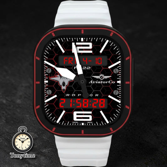 Phantom Redline Glow Ultra Modification Kit – Apple Watch Ultra 49mm Case + Glow in the Dark Band