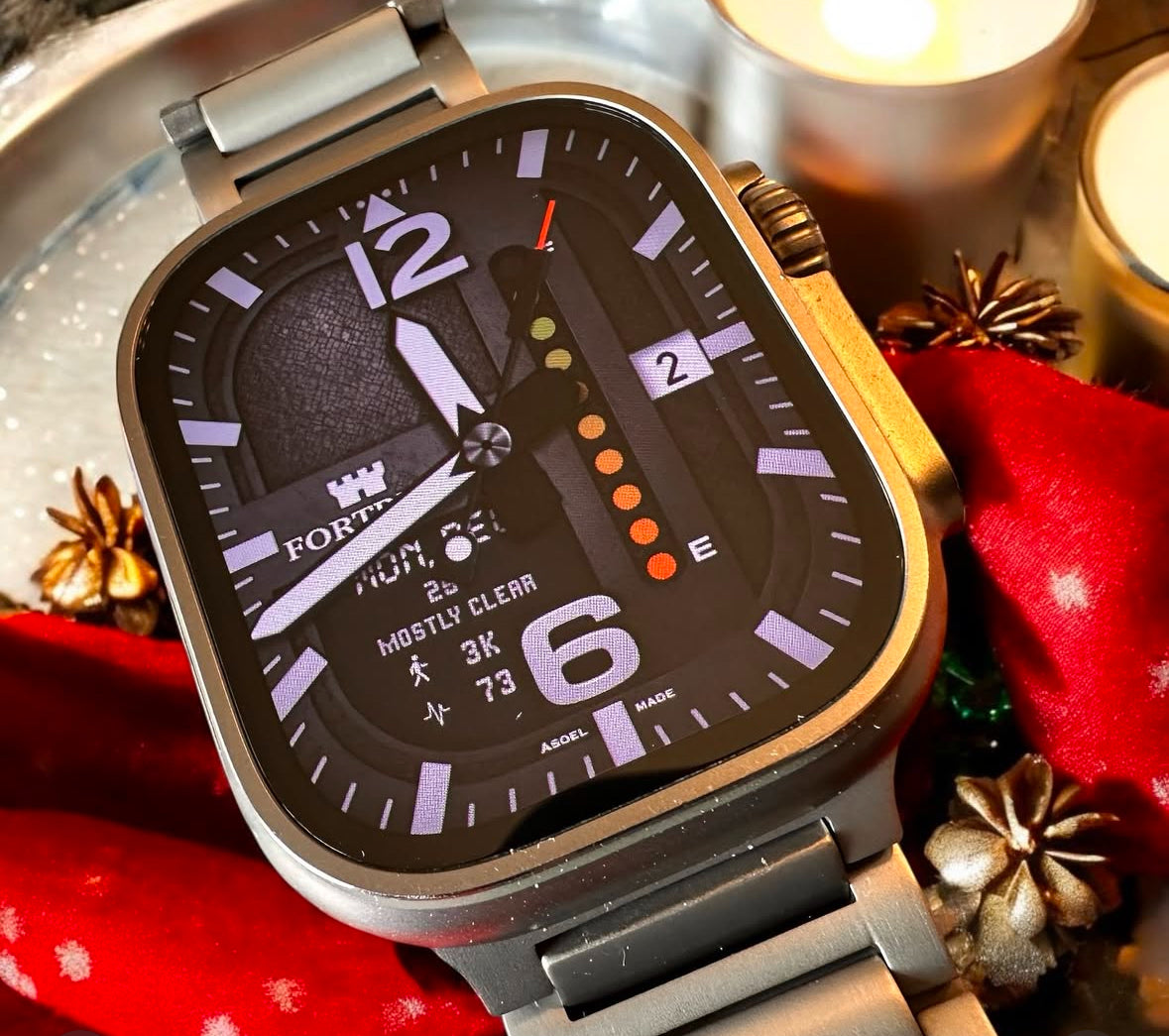 Fortress® Hybrid Assault – Tactical Military Apple Watch Face (Clockology)