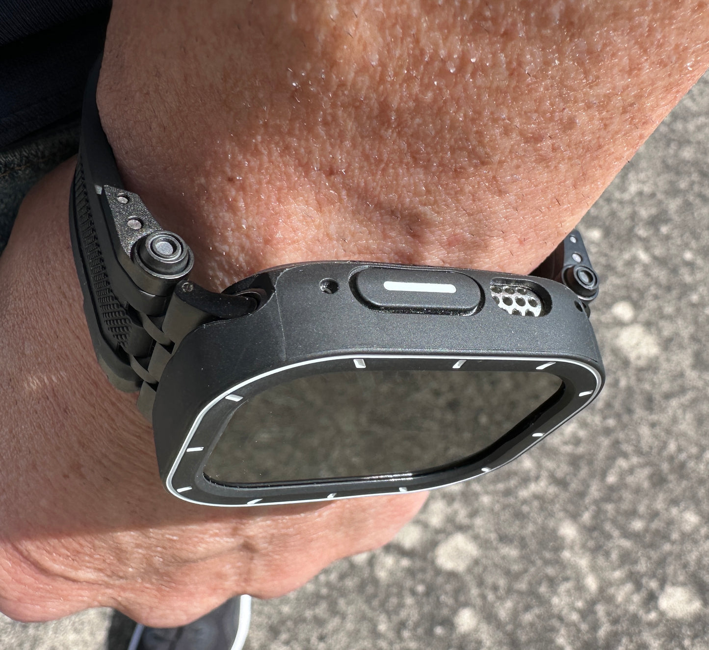 Phantom Vector Arctic Modification Kit-Apple Watch Ultra 49mm TPU Case + Tactical Band