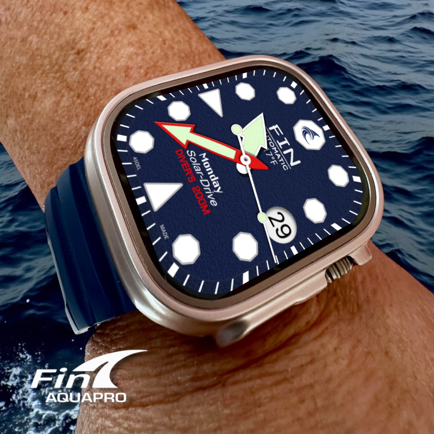 Fin Orcinus Professional Dive Custom Watch Face for Clockology
