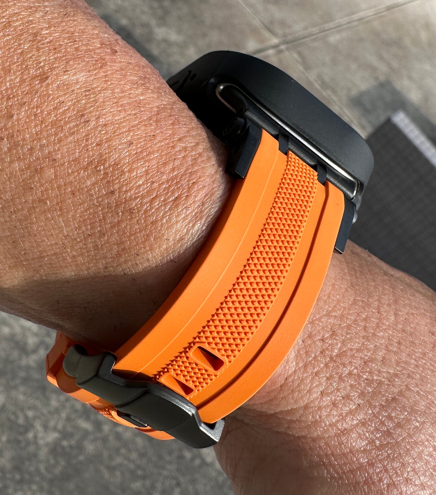 Rescue Vector Modification Kit Apple Watch Ultra 49mm Orange Band + 2 TPU Cases (Copy)
