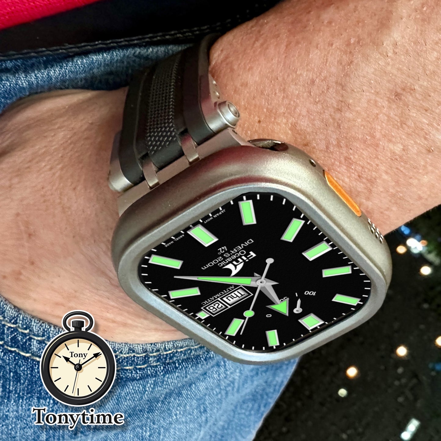 Fin Oceanic — Apple Watch Face (Clockology Exclusive) for Ultra and Series models