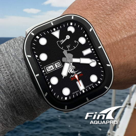 Fin Saturation Pro Diver Black – Clockology Watch Face
