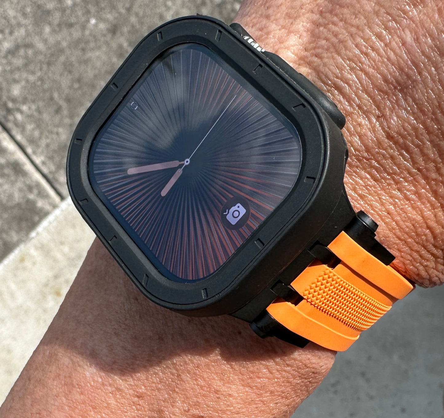 Rescue Vector Modification Kit Apple Watch Ultra 49mm Orange Band + 2 TPU Cases (Copy)