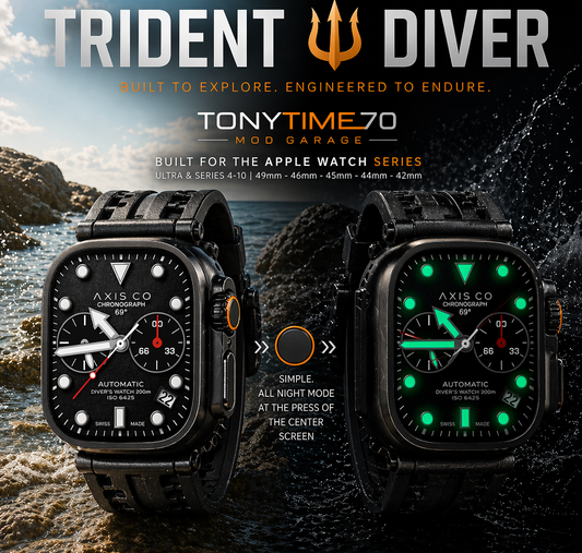 Axis Co Trident Diver – Apple Watch Face for Clockology (Ultra & Series)