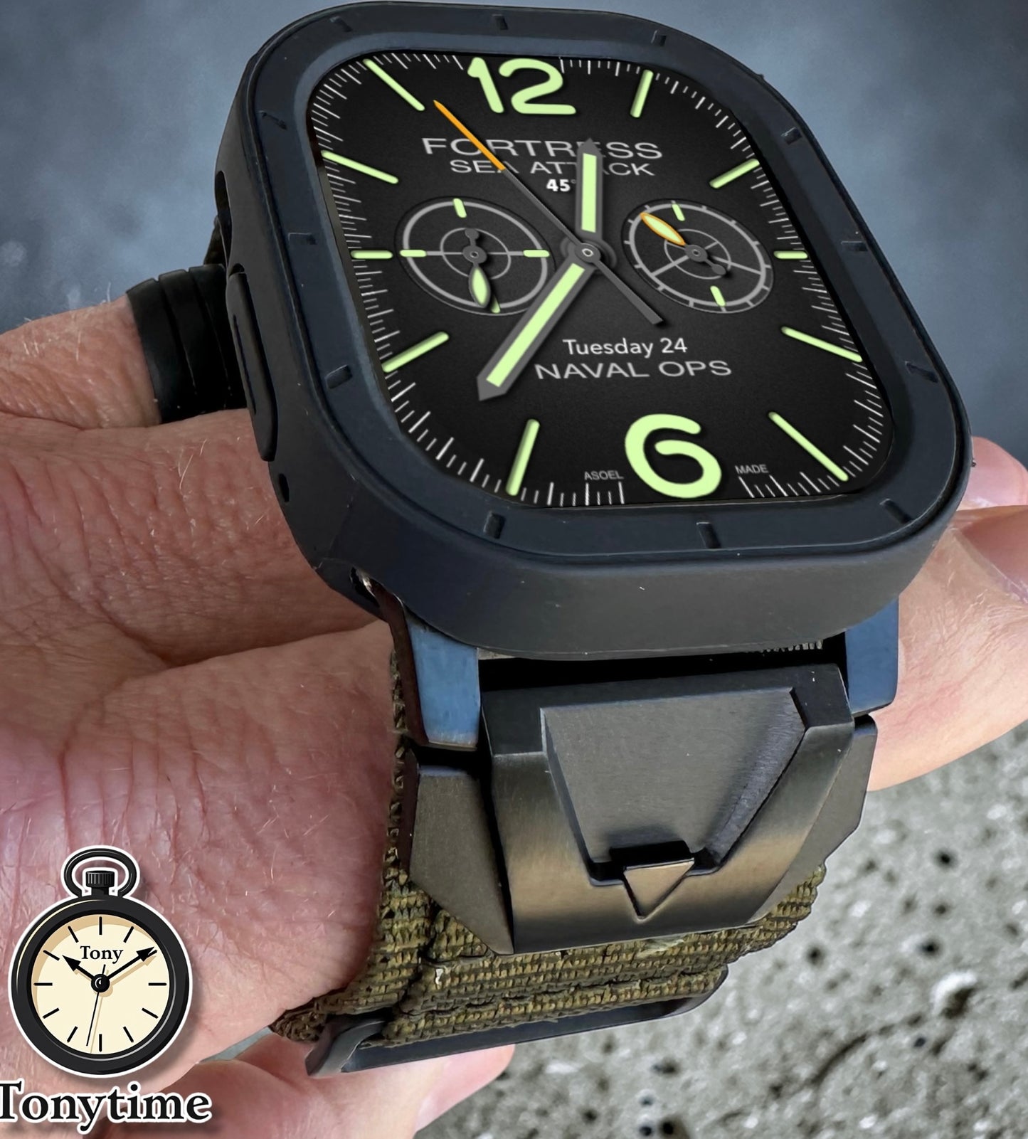 Apple Watch Ultra Modification Kit Summit Series-Nylon Strap + Hardware Premium 49mm