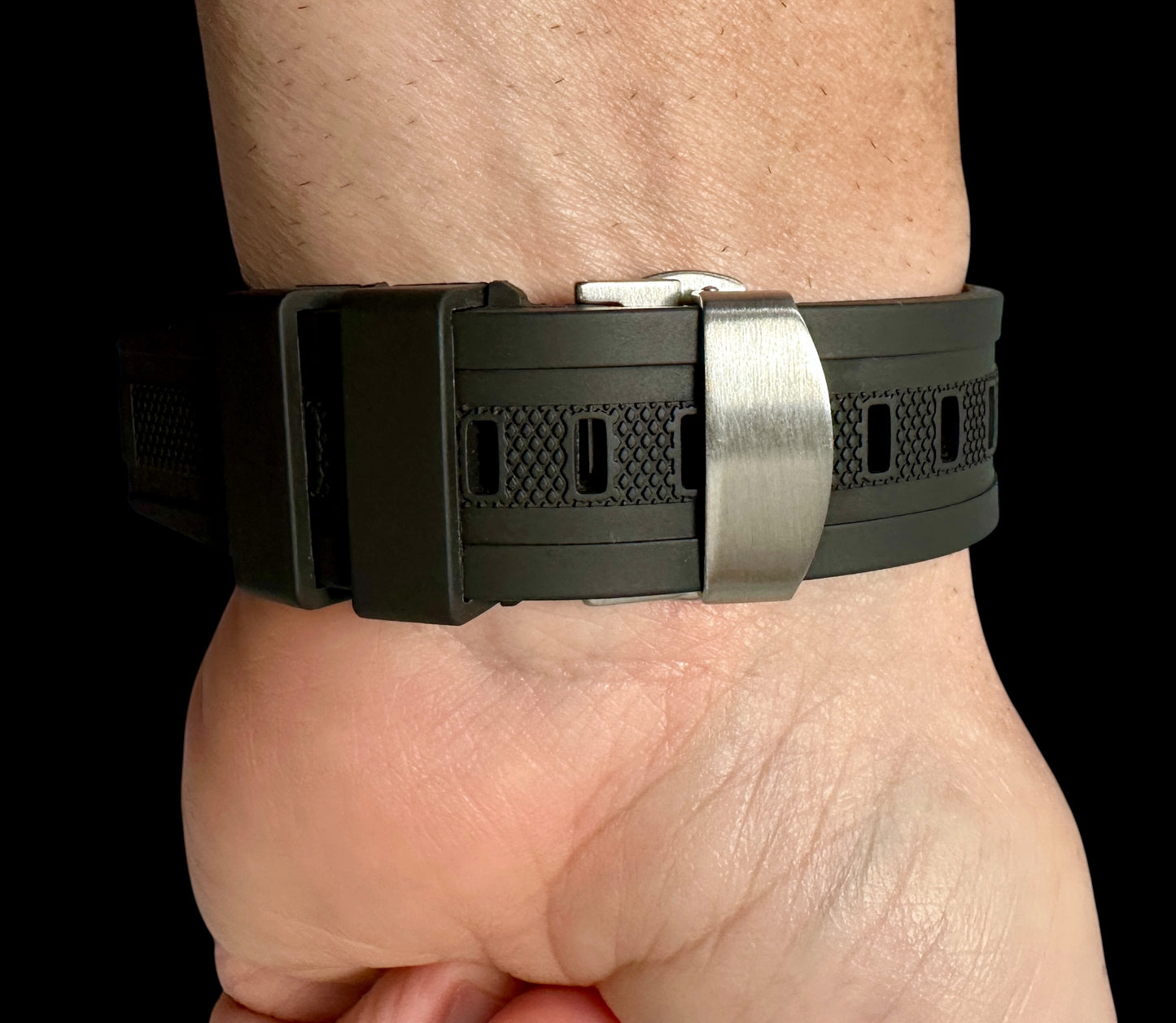 Titanium Sentinel Shadow Ultra Elite Modification Kit Apple Watch 49mm Case + Butterfly Clasp