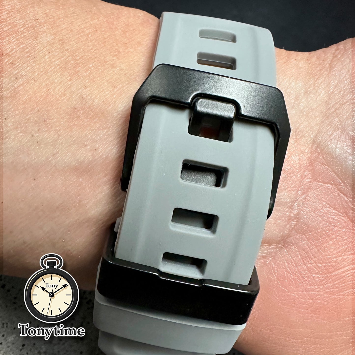 Slate Tactical Modification Kit Apple Watch Ultra 49mm Gray Rugged Band Black TPU Case
