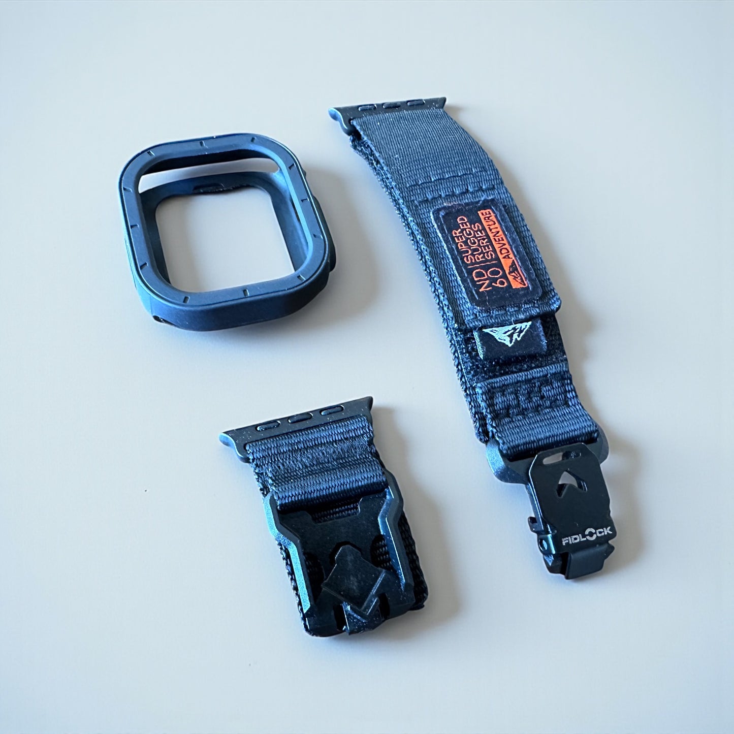 Apple Watch Ultra Stealth Modification Kit – All Black TPU Case + Fidlock Band | TonyTime70