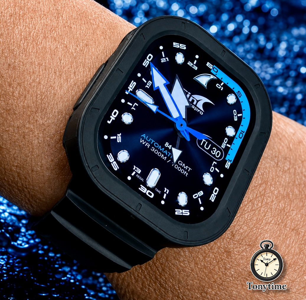 Oceanmaster Dive Mod Kit for Apple Watch Ultra | Premium Band + 2 TPU Cases