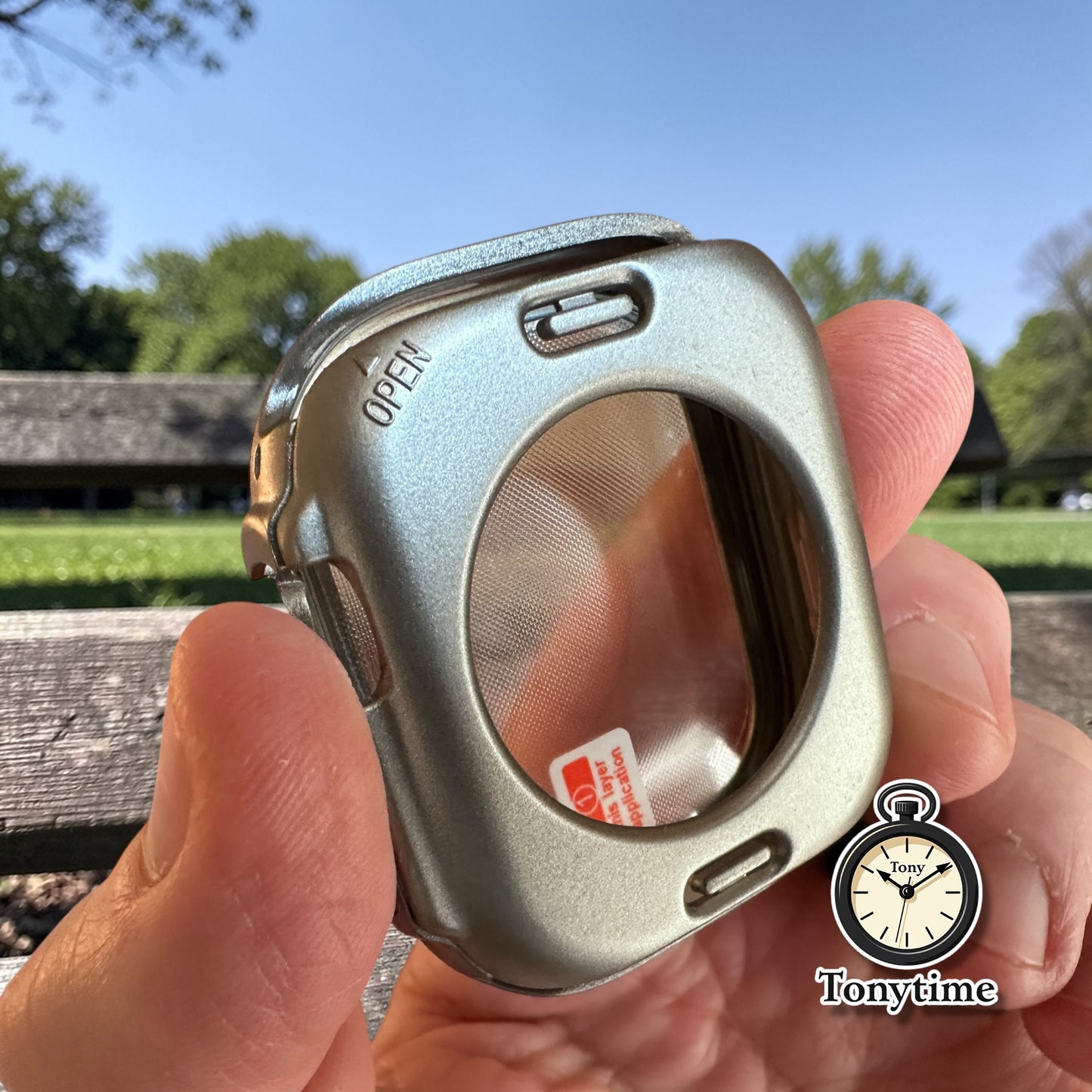 Titanium Sentinel Shadow Ultra Elite Modification Kit Apple Watch 49mm Case + Butterfly Clasp