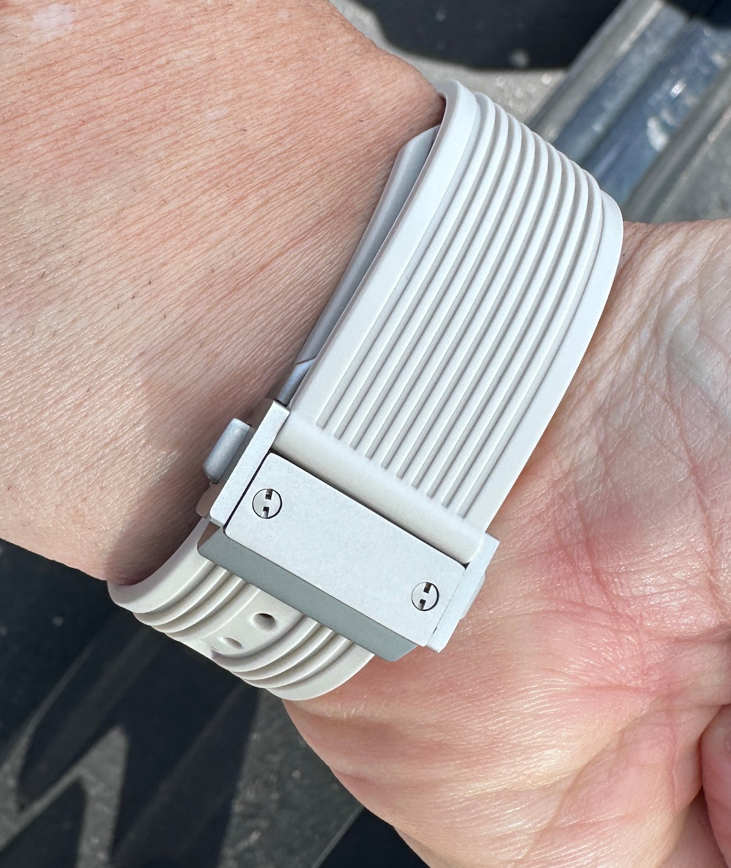 TitanCore Integrated Modification Kit-Apple Watch Ultra Case + Clasp Band-Titanium Finish