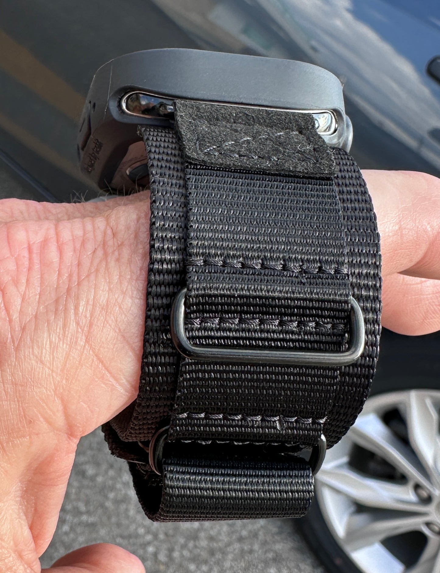 Apple Watch Ultra Stealth Forge Modification Kit - Black Nylon Band + TPU CASE (49mm)