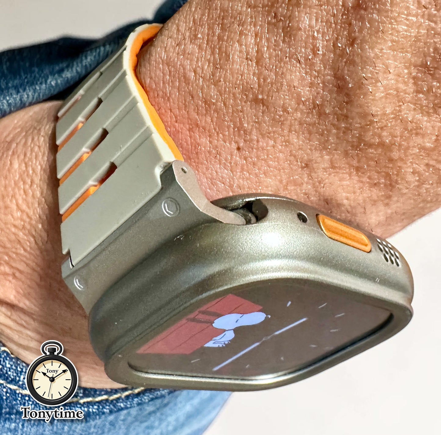 AeroFlex Horizon Piano Modification Kit Apple Watch Ultra 49mm Custom Sport Band + Hard Case with Screen Protector