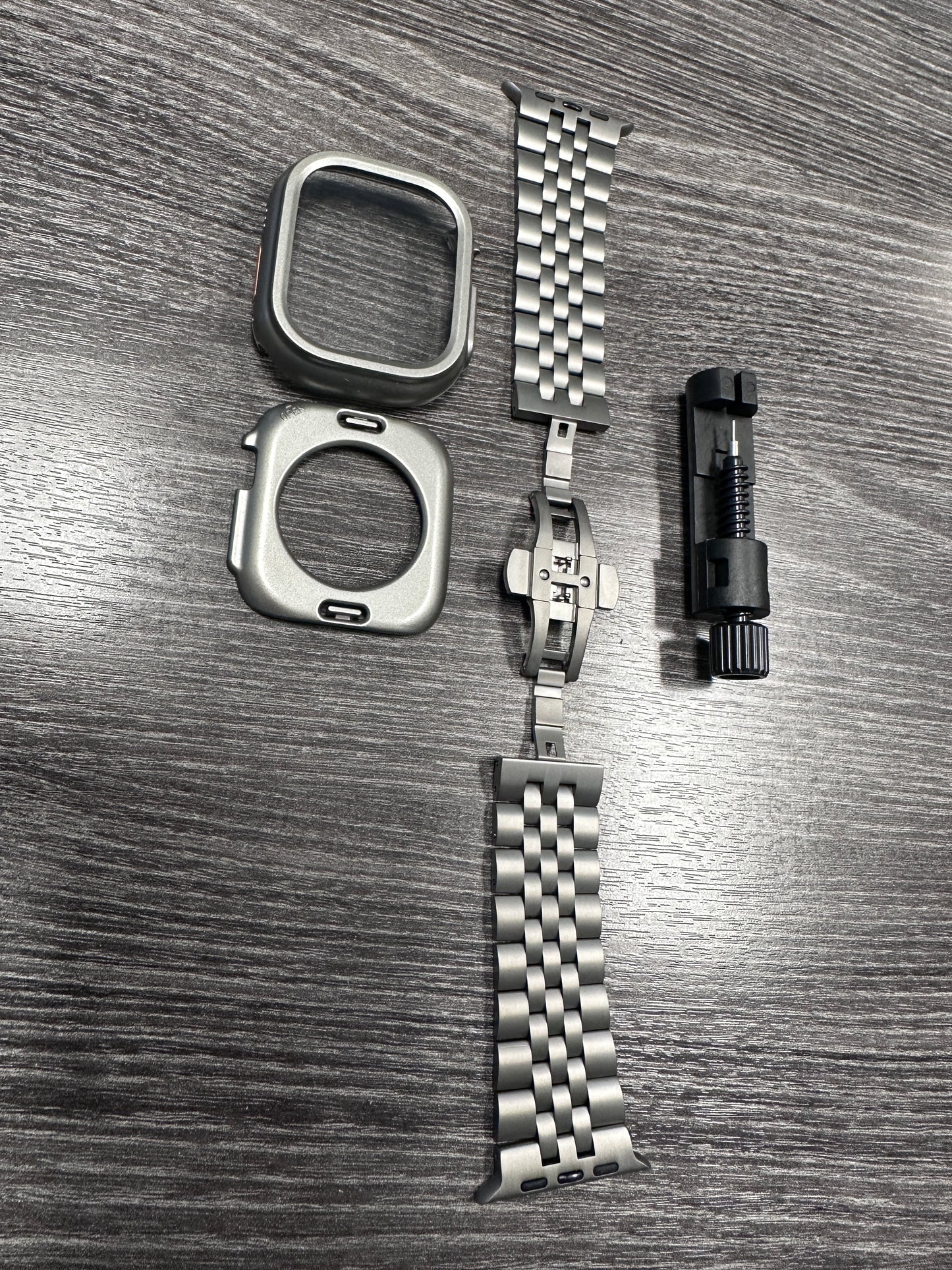 Titan Forge Ultra Modification Kit – Premium Titanium Setup for Apple Watch Ultra 49mm
