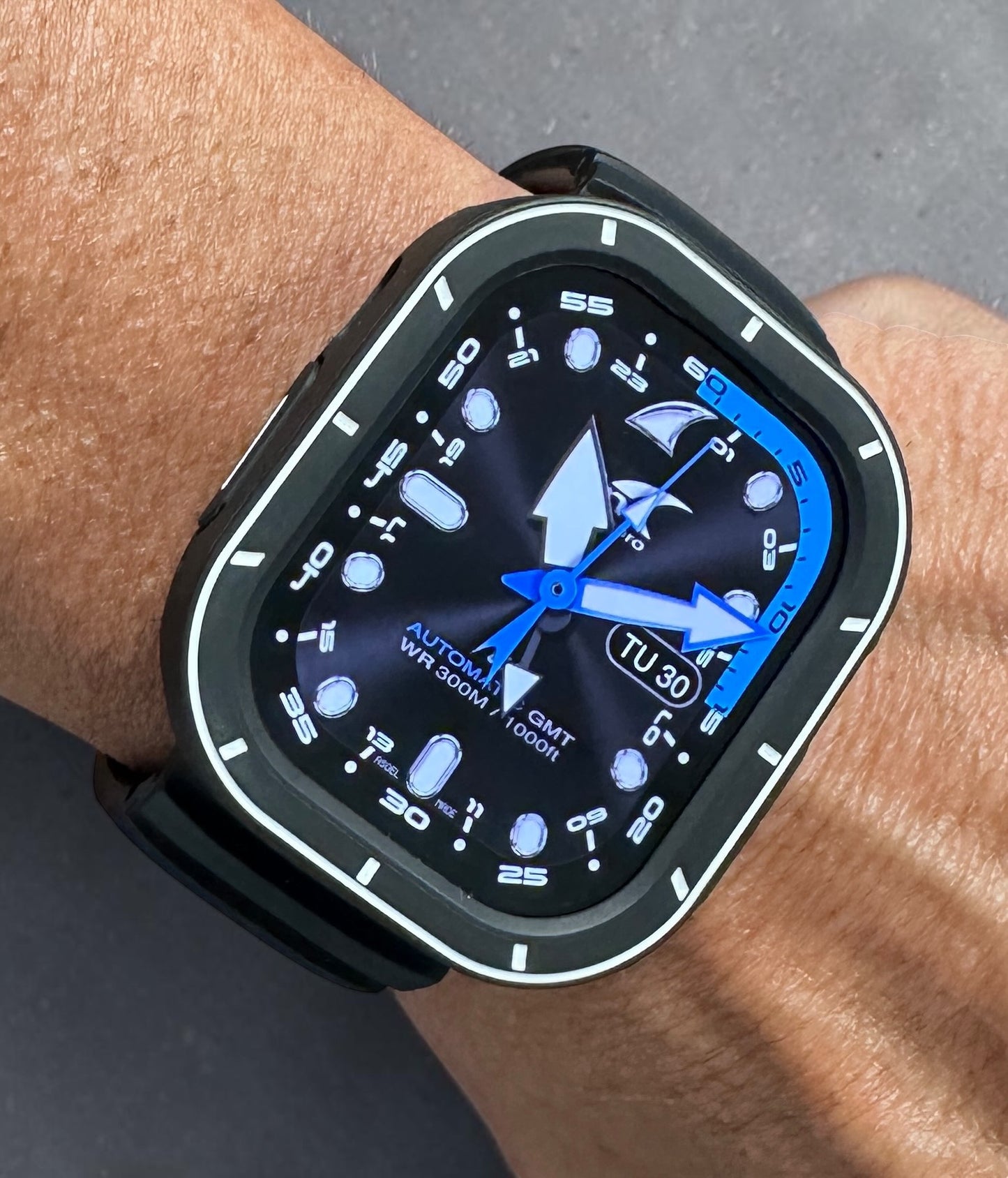 Oceanmaster Dive Mod Kit for Apple Watch Ultra | Premium Band + 2 TPU Cases