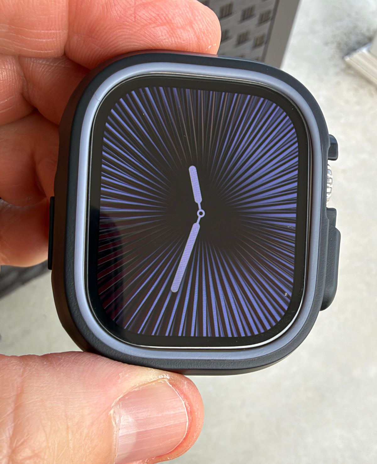 Apple Watch Ultra 49mm Mod Kit Shadowline Slate Pro Metal Silicone Band Case