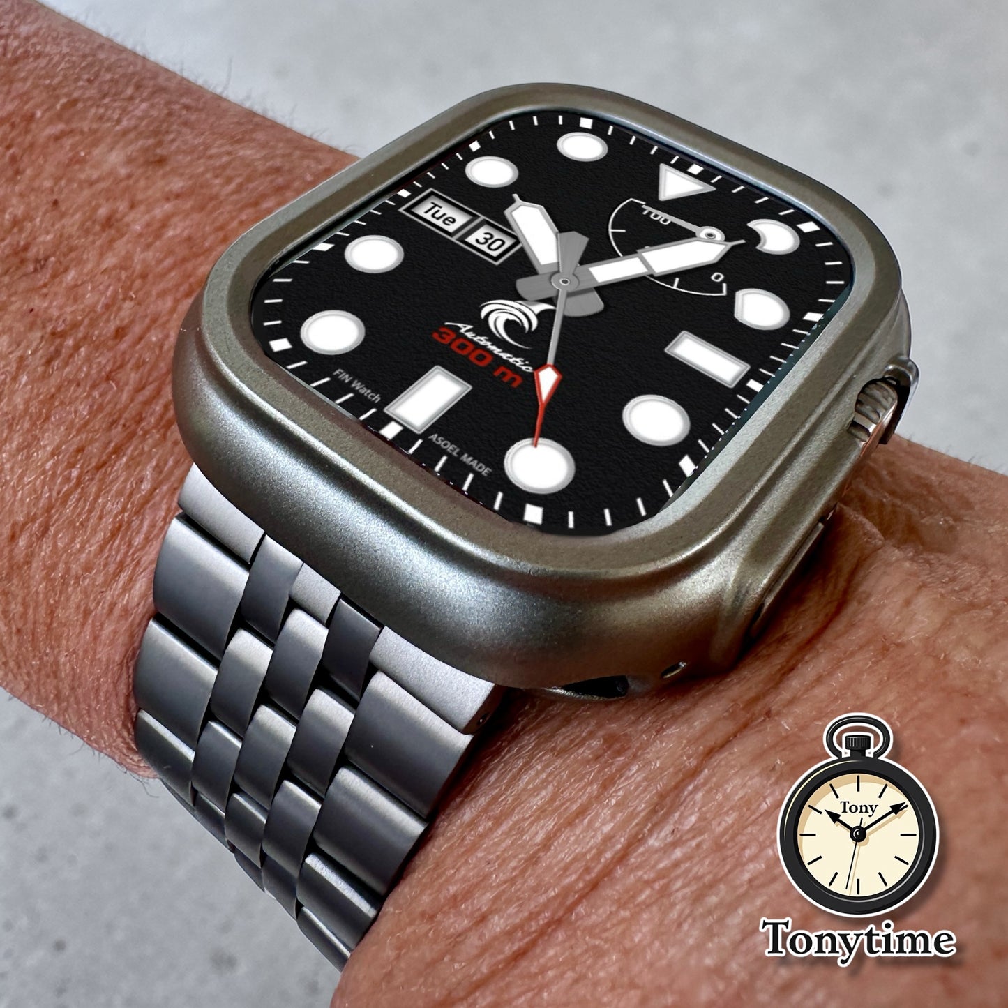 Titan Forge Ultra Modification Kit – Premium Titanium Setup for Apple Watch Ultra 49mm