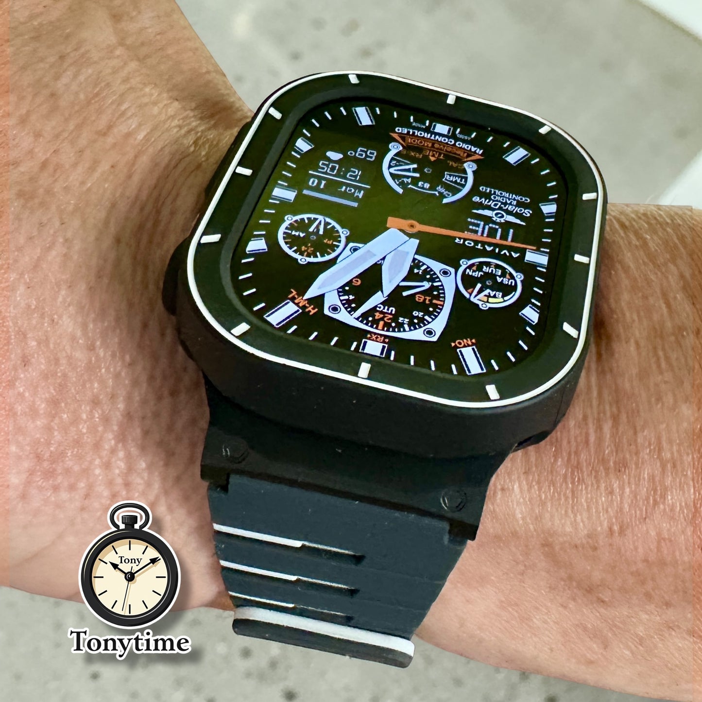 Stealth Piano Ultra Modification Kit 49mm – Limited Build | Apple Watch Ultra Case + Band