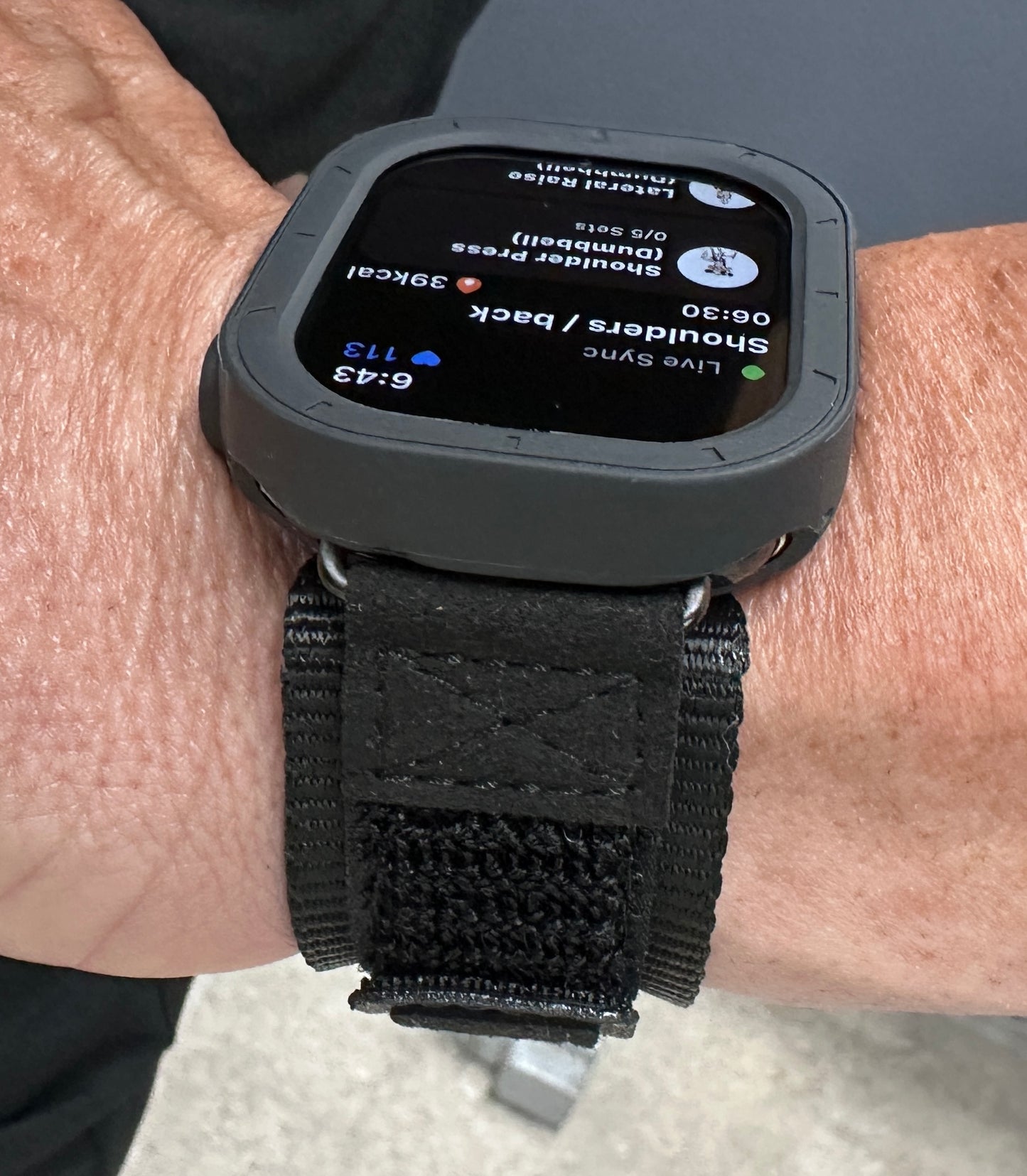 Apple Watch Ultra Stealth Forge Modification Kit - Black Nylon Band + TPU CASE (49mm)