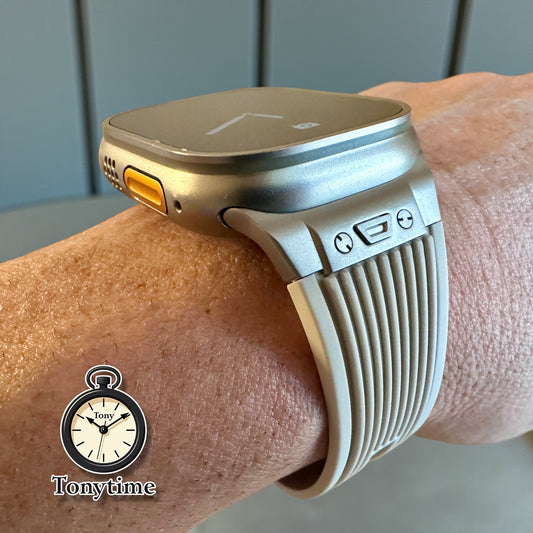 Premium Silicone Apple Watch Band (42mm–49mm) – OEM+ Comfort Fit