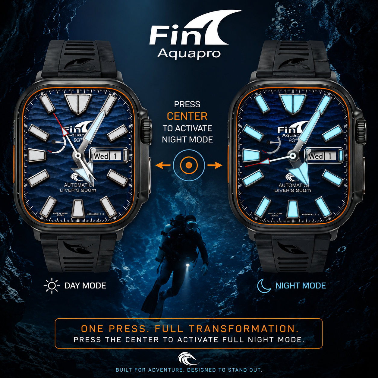 Fin Oceanic Special Edition Watch Face for Clockology app