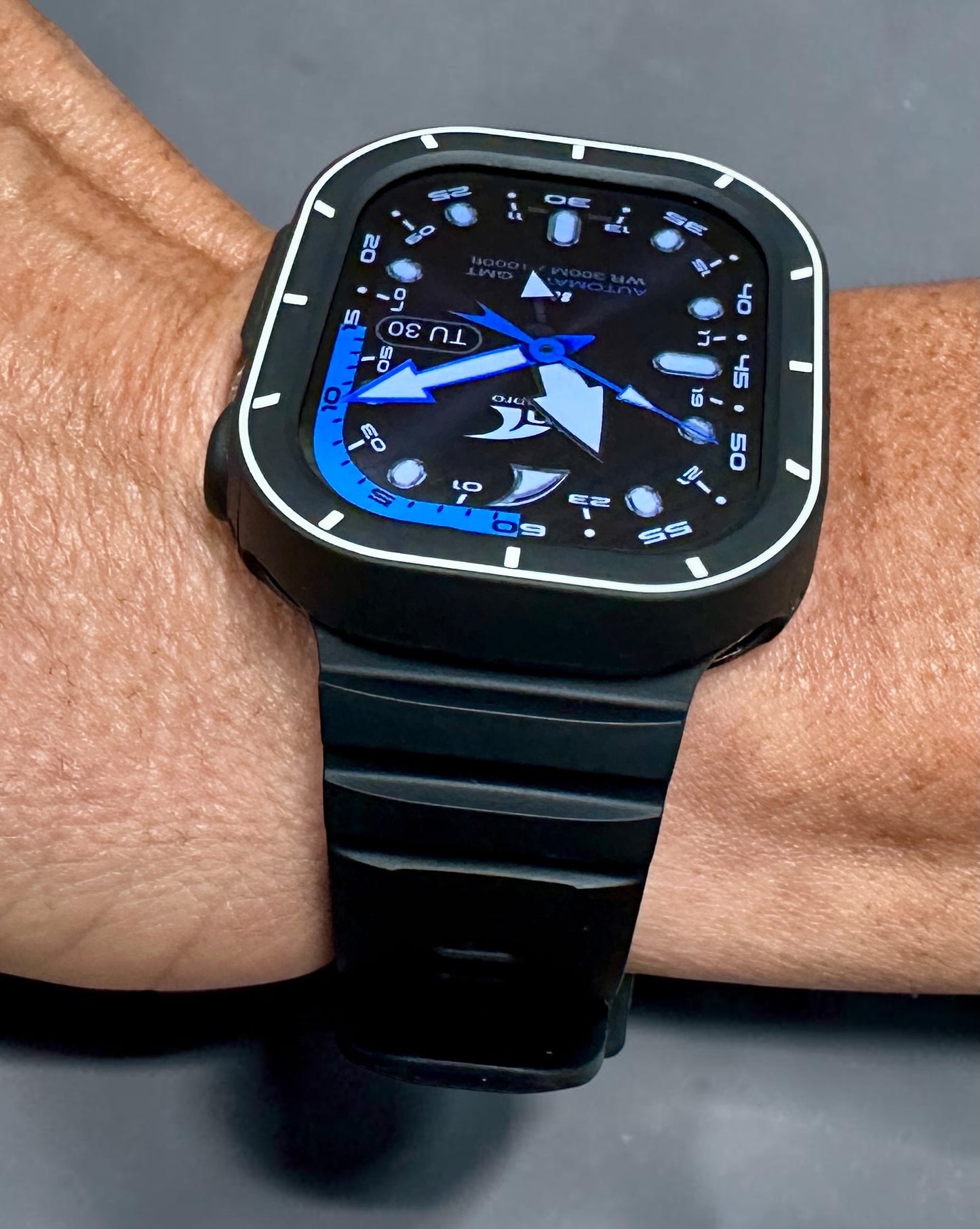 Oceanmaster Dive Mod Kit for Apple Watch Ultra | Premium Band + 2 TPU Cases