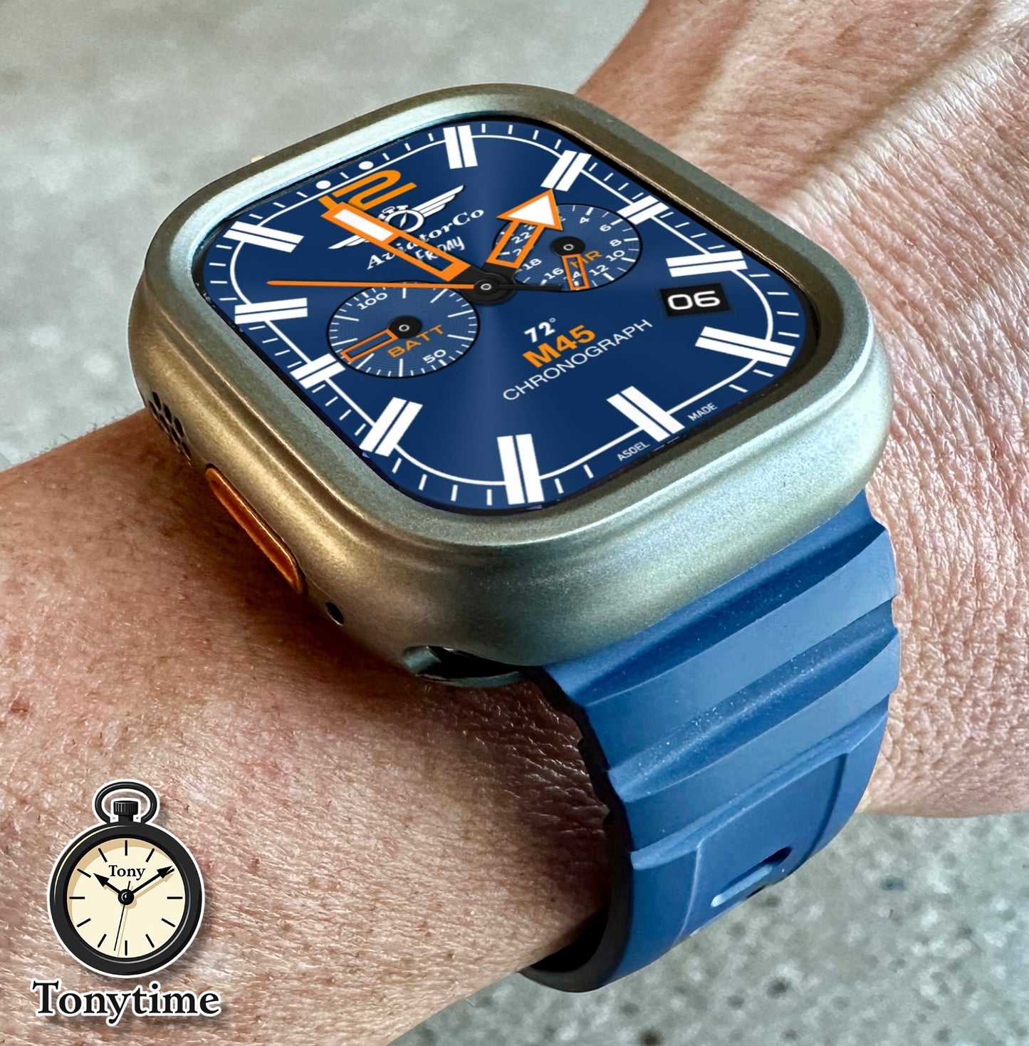 Titan Shock Ultra Modification Kit – Rugged Band + Protective Case for Apple Watch Ultra