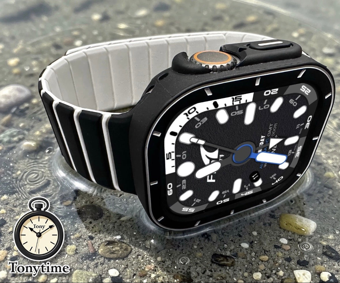 Shadow Divide Apple Watch Ultra Modification Kit – Magnetic Band + Rugged Case 49mm