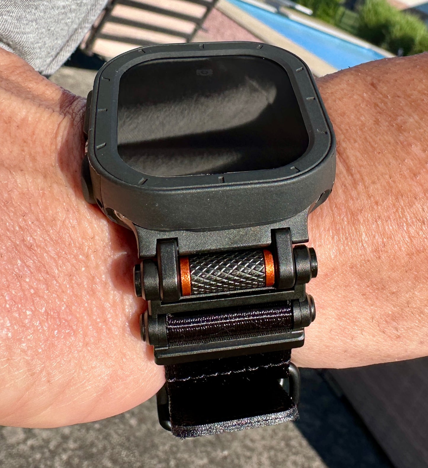 Forge Recon Mod Kit for Apple Watch Ultra, Ultra 2 & Ultra 3 | Tactical Blackout Conversion Kit