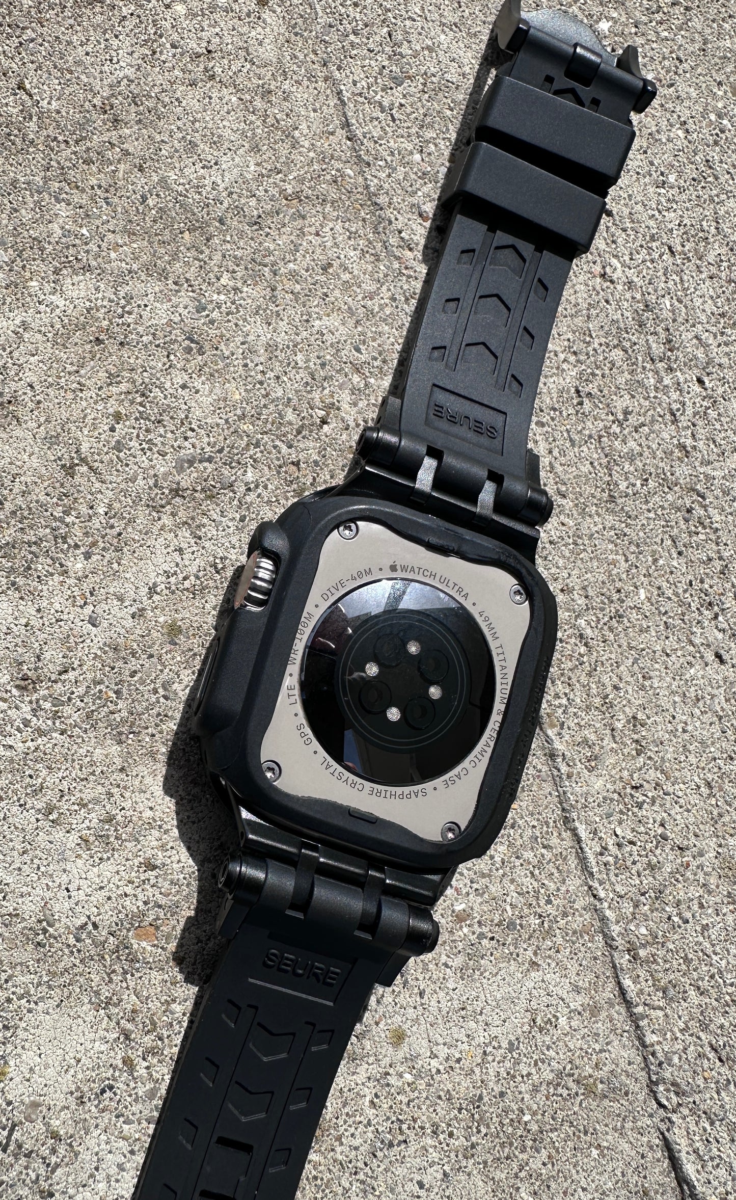 Phantom Vector Arctic Modification Kit-Apple Watch Ultra 49mm TPU Case + Tactical Band