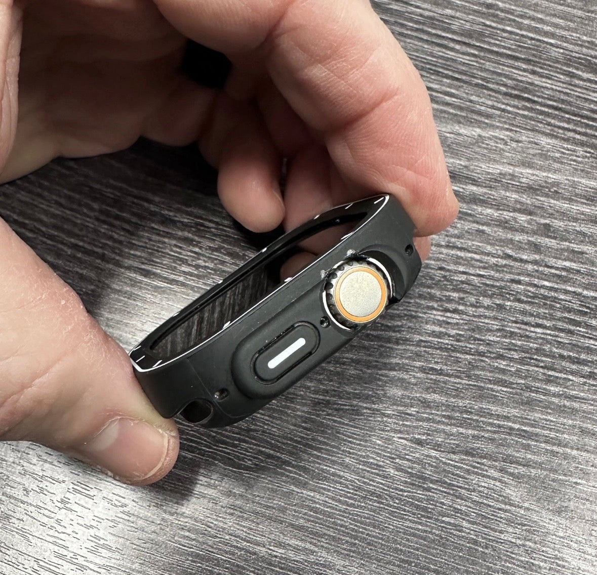 Stealth Inferno Modification Kit (49mm)- Apple Watch Ultra Orange/Black Rugged Sport Band + Black TPU Case