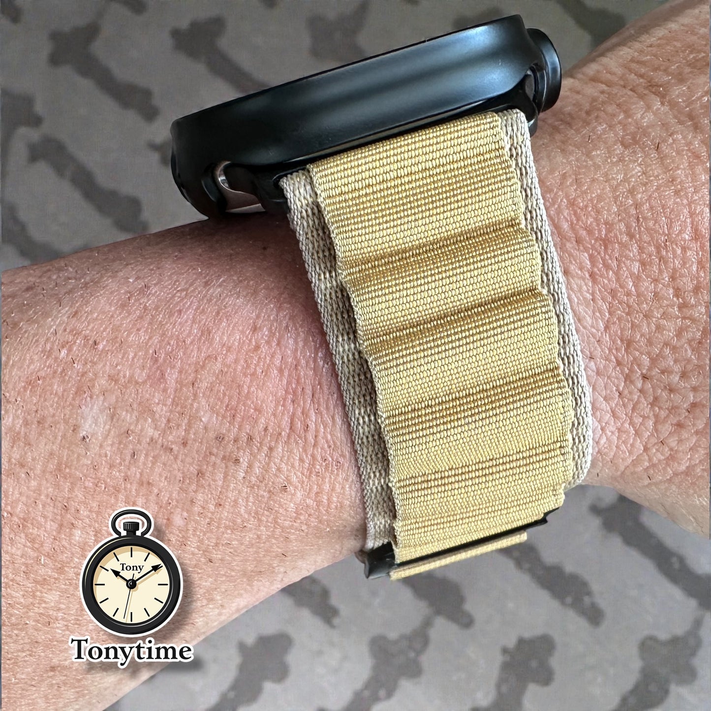 Apple Watch Alpine Loop Nylon Strap Band 42mm-49mm – Two tone Rugged Summit Style