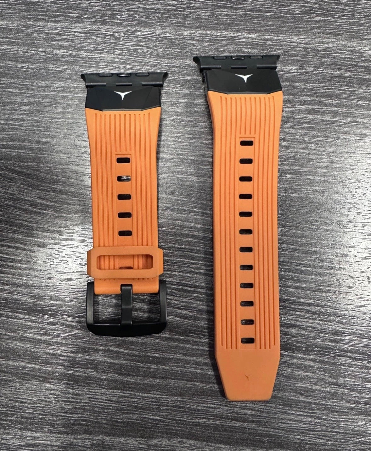 Stealth Inferno Modification Kit (49mm)- Apple Watch Ultra Orange/Black Rugged Sport Band + Black TPU Case