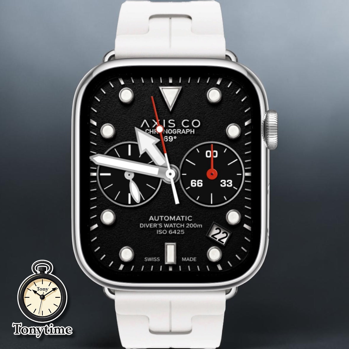Axis Co Trident Diver – Apple Watch Face for Clockology (Ultra & Series)