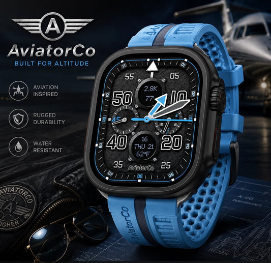 AviatorCo Typhoon Chrono – Premium Apple Watch Face for Clockology app