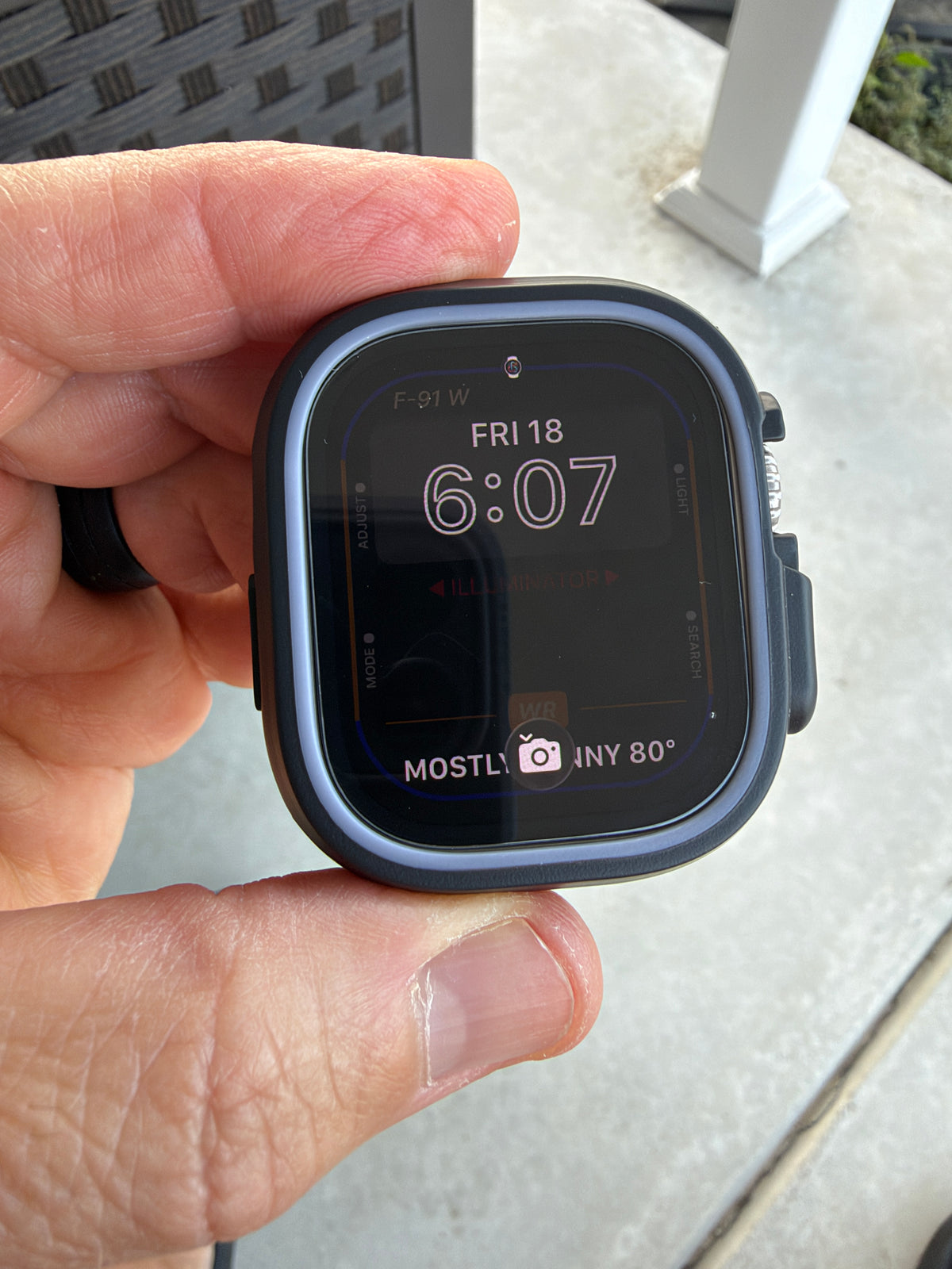 Granite Vector Sport Mod Kit for Apple Watch Ultra 49mm Black Gray Case & Band