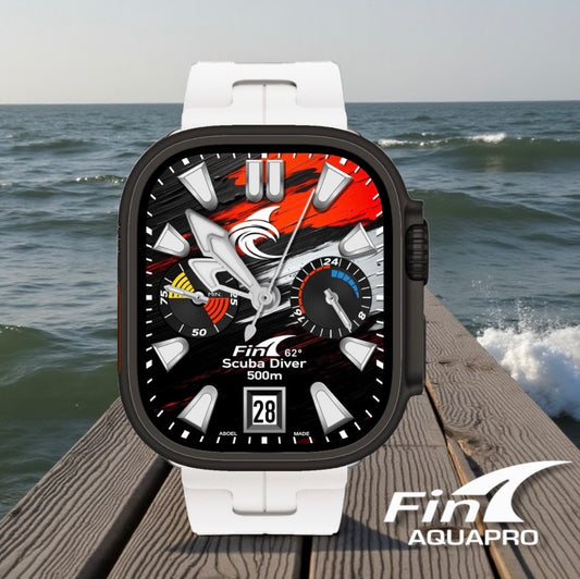 Fin Scuba 500m Professional Dive Watch Face for Clockology