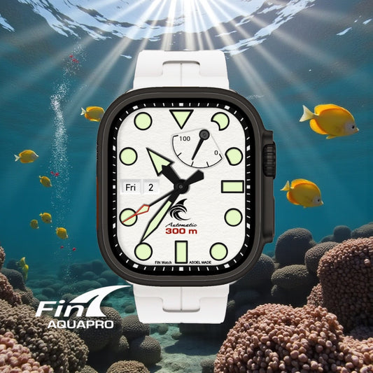 Fin Saturation Pro Diver White – Clockology Watch Face