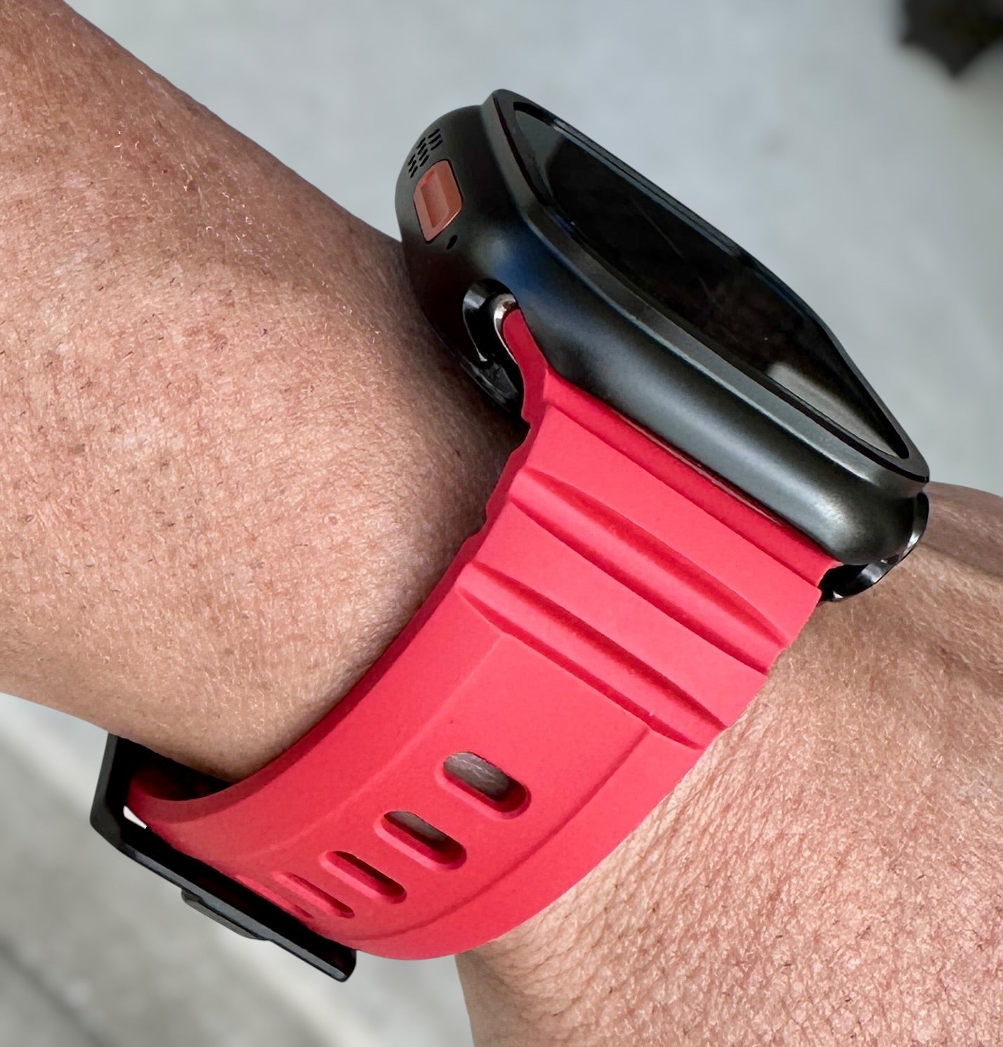 Throttle Performance Armor Mod Kit for Apple Watch Ultra | 2 Premium Bands + Glass Screen Protector