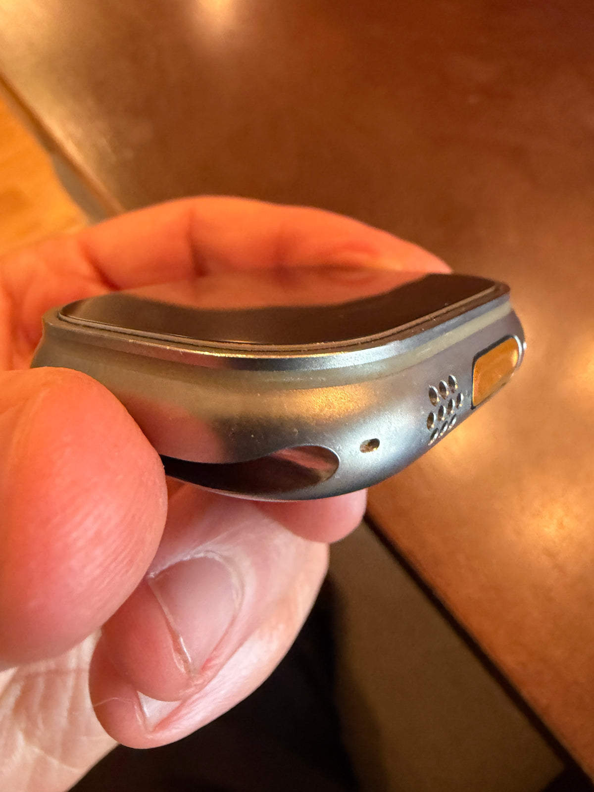 Apple Watch Ultra 49mm Modification Kit Shadowline Ember Pro Case & Metal Silicone Band