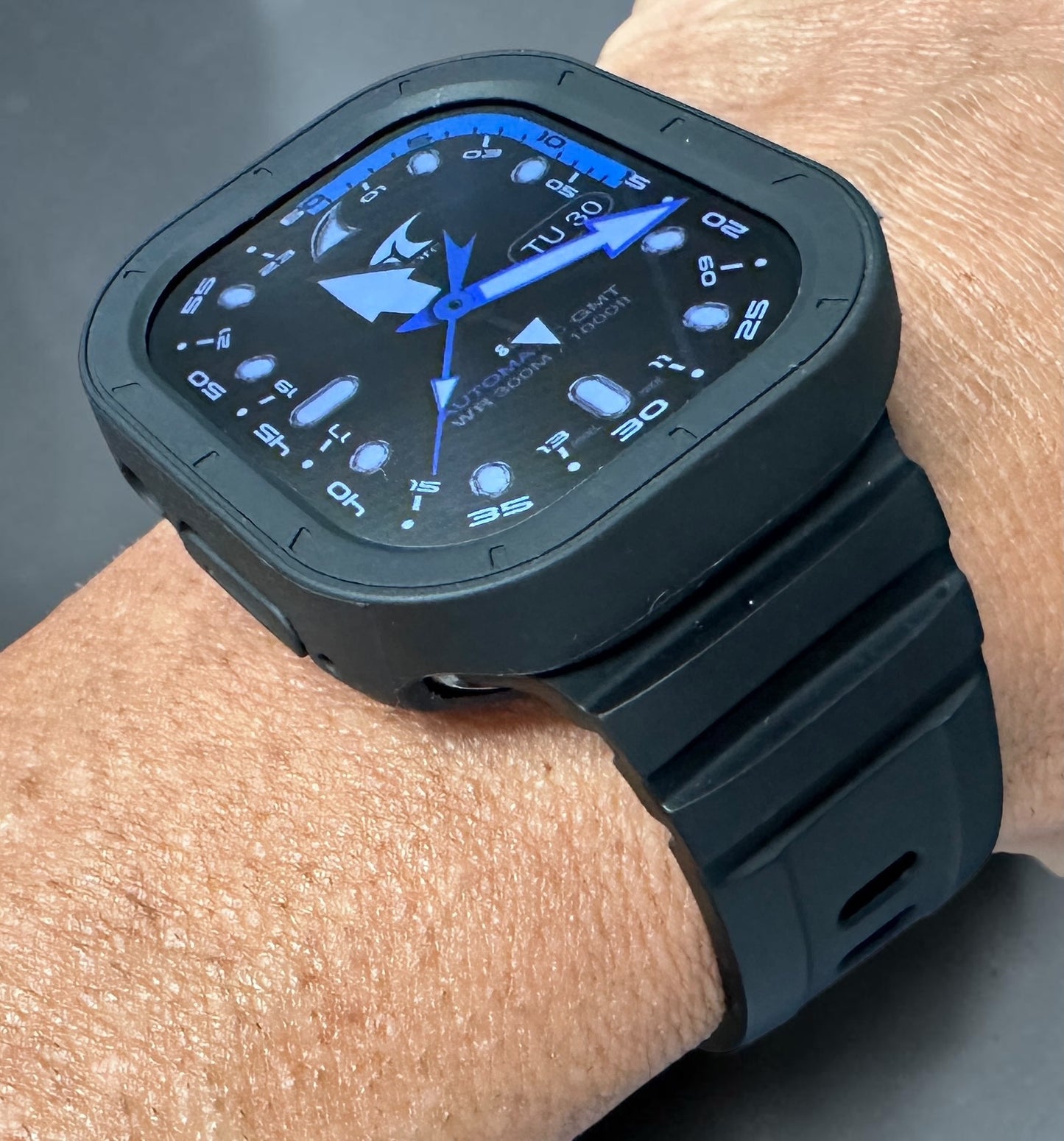 Oceanmaster Dive Mod Kit for Apple Watch Ultra | Premium Band + 2 TPU Cases